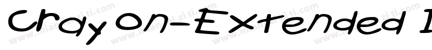 Crayon-Extended Italic字体转换
